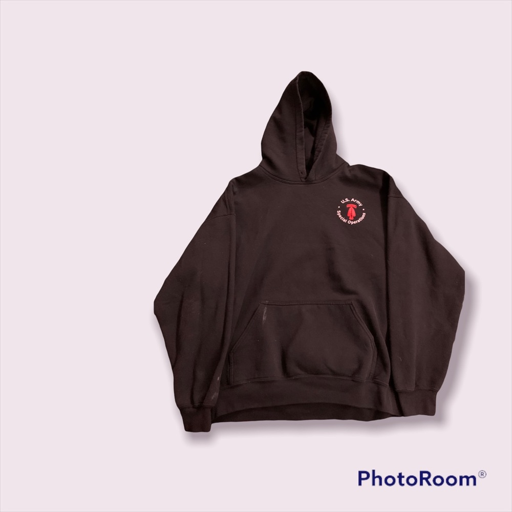 Black army special forces hoodie